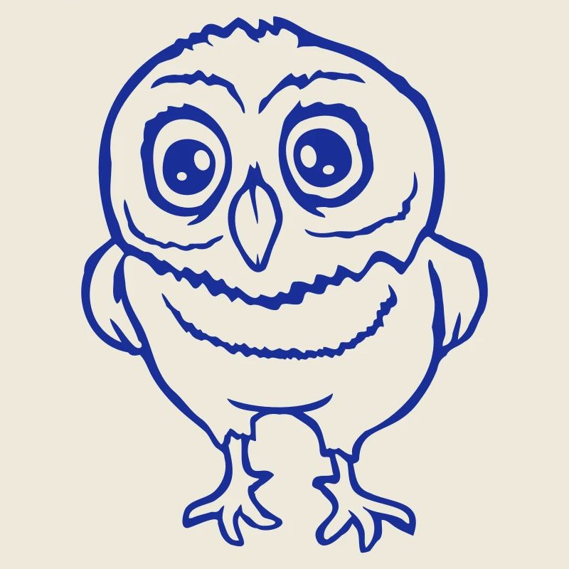 Eule Vogel Uhu Nachtvogel Schleiereule Kauz Comic