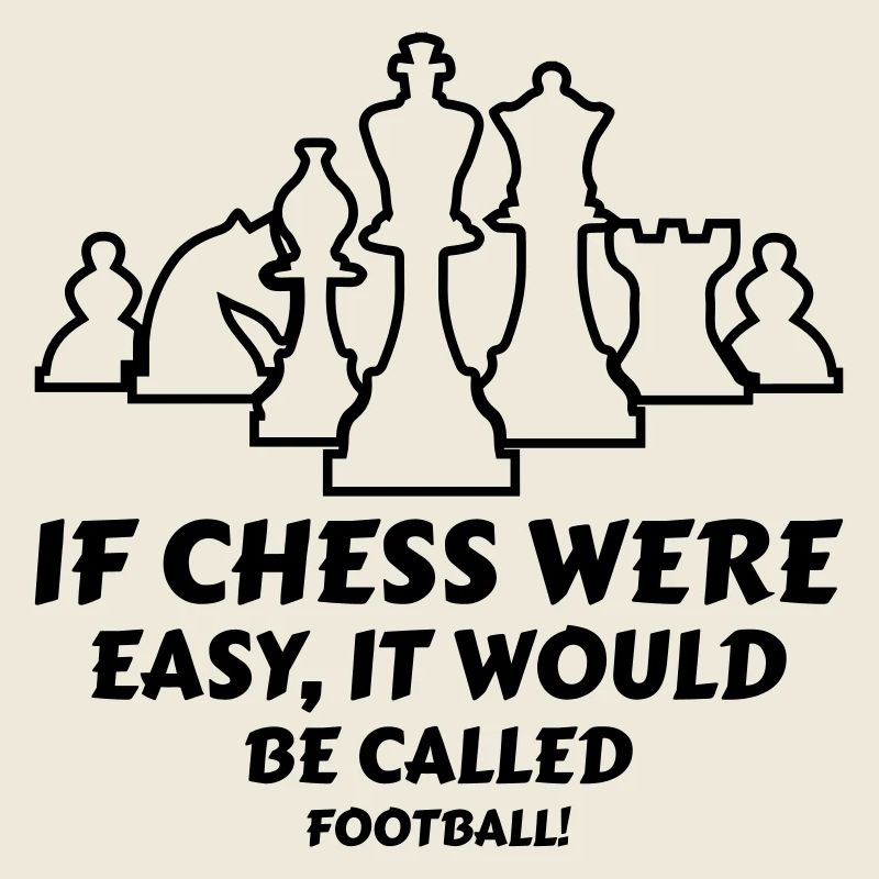 If chess were easy, it would be called football!
