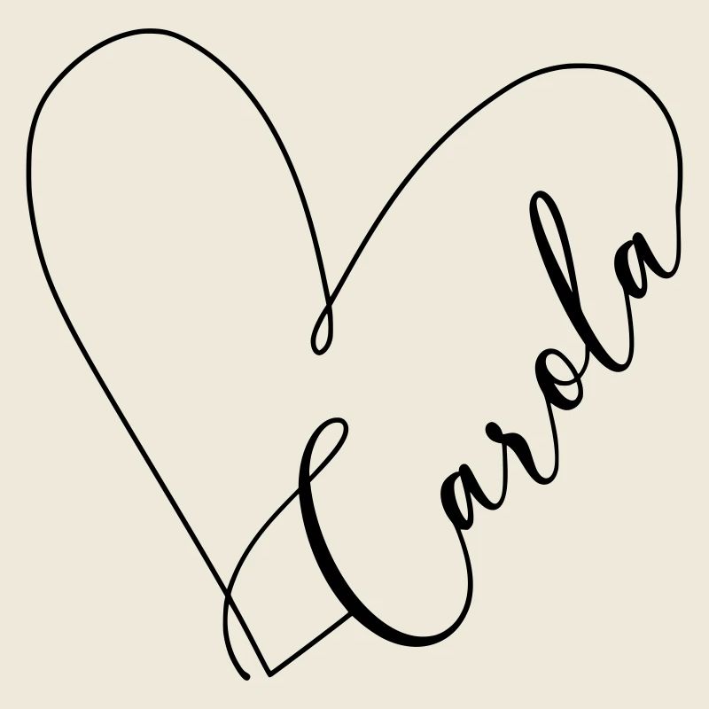 Carola Name Herzlinie