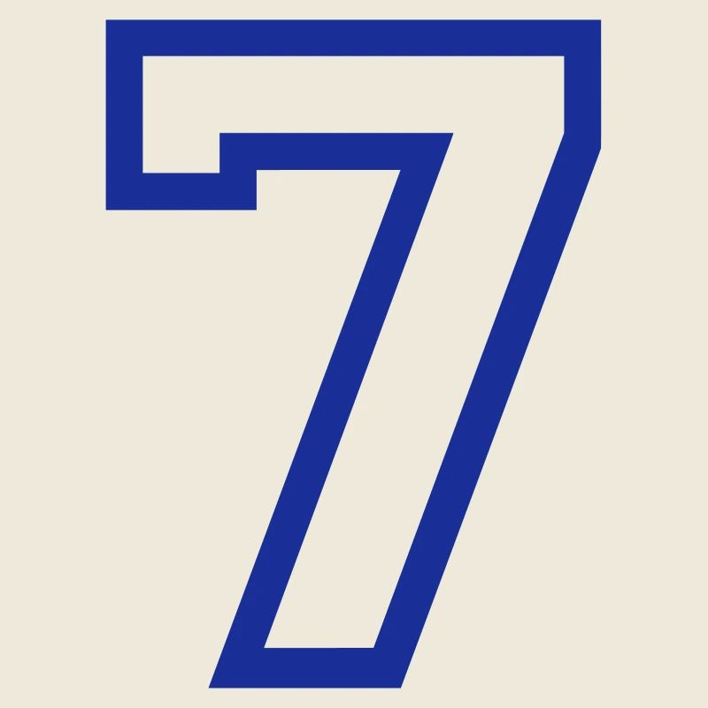 THE number seven, 7 years
