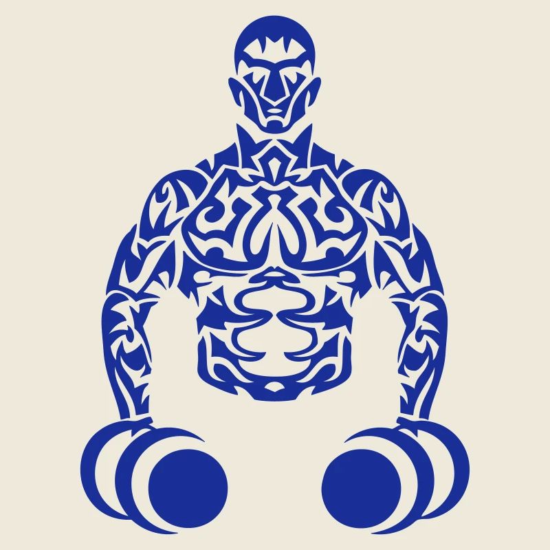 bodybuilder musculation muscu tribal