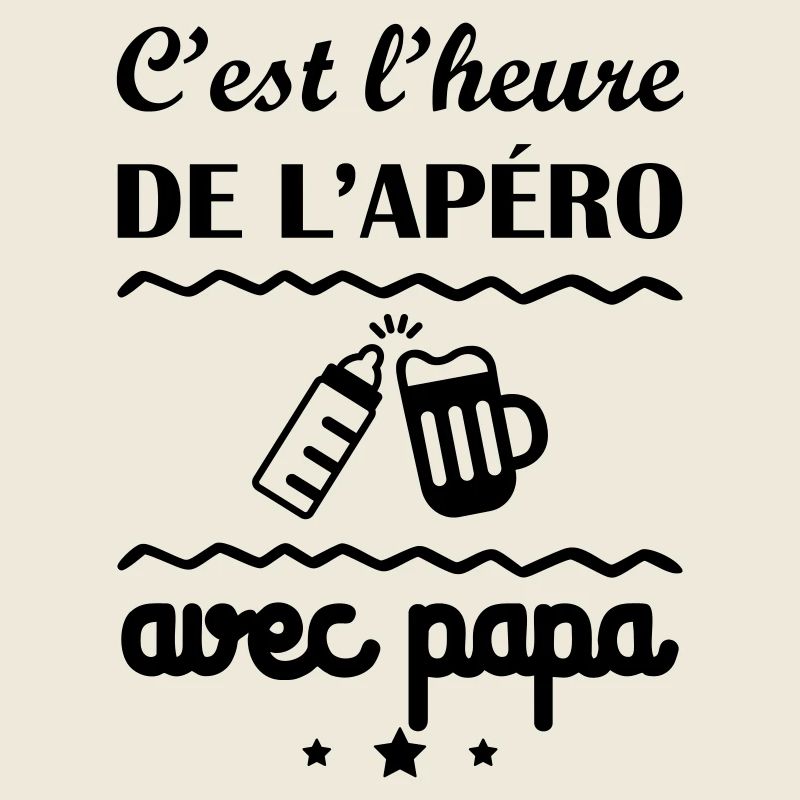 C'est l'heure, papa, cadeau de naissance
