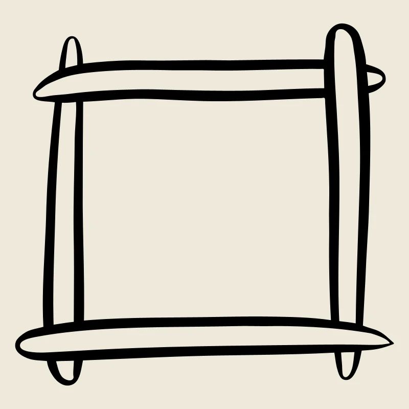 Dekorativer Rahmen / Bilderrahmen. Vorlage.