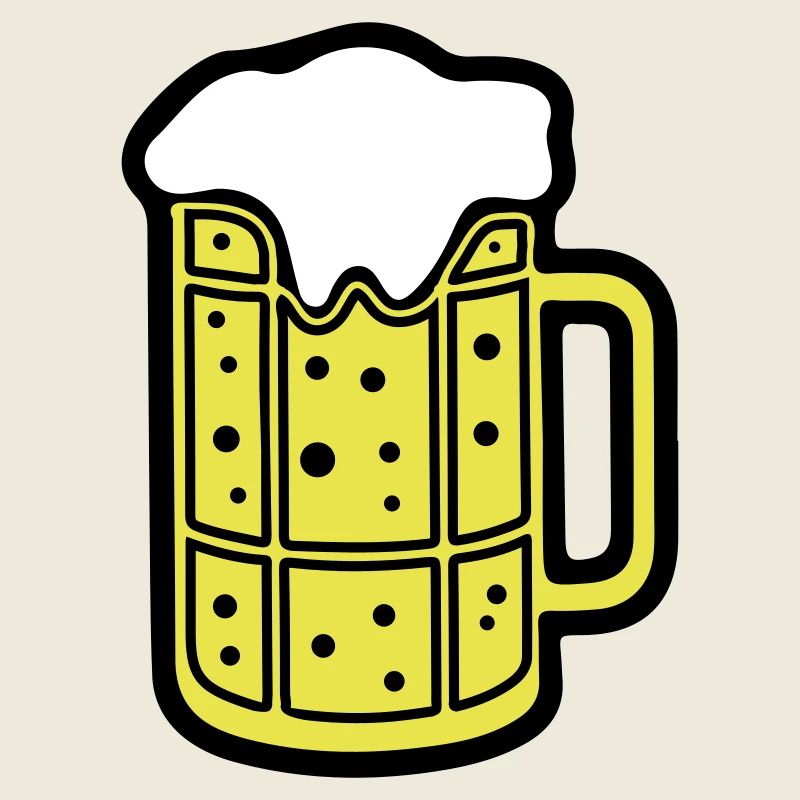 Chope de bière symbole de bière Cheers