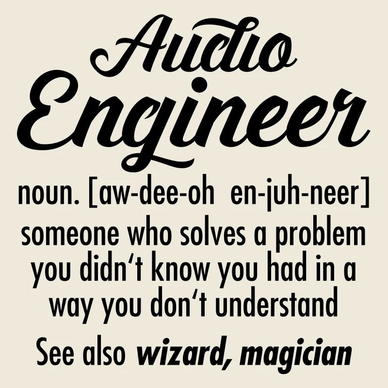 Audio Engineer - Definition