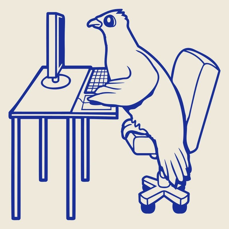 Pigeon Works Bureau Ordinateur Clavier Souris Gamer