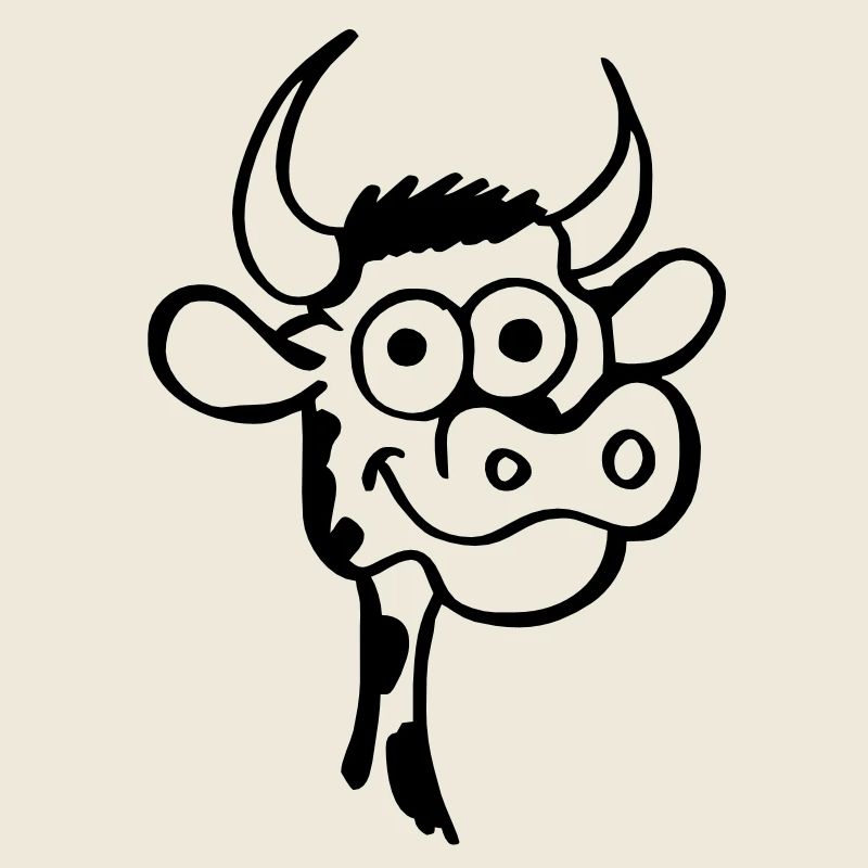 Cow stamped