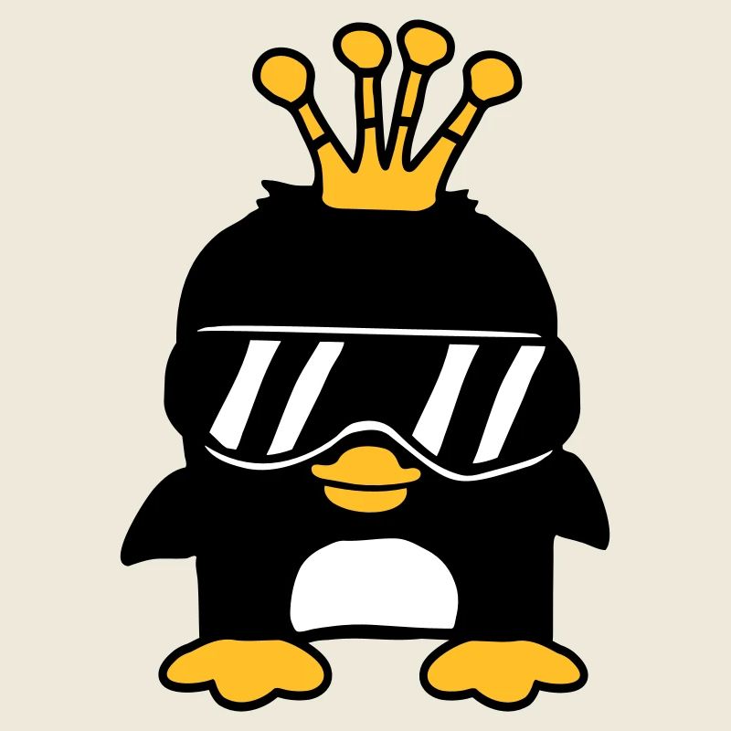 Crown Penguin King Queen Prince Princess Small