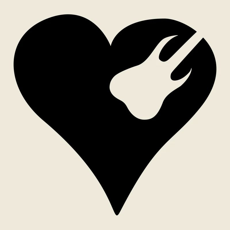 Rock Heart Black