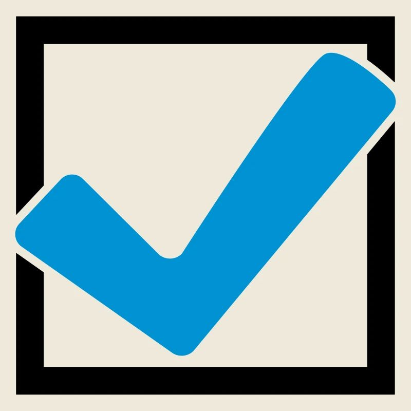 Viereckiges Haken Logo