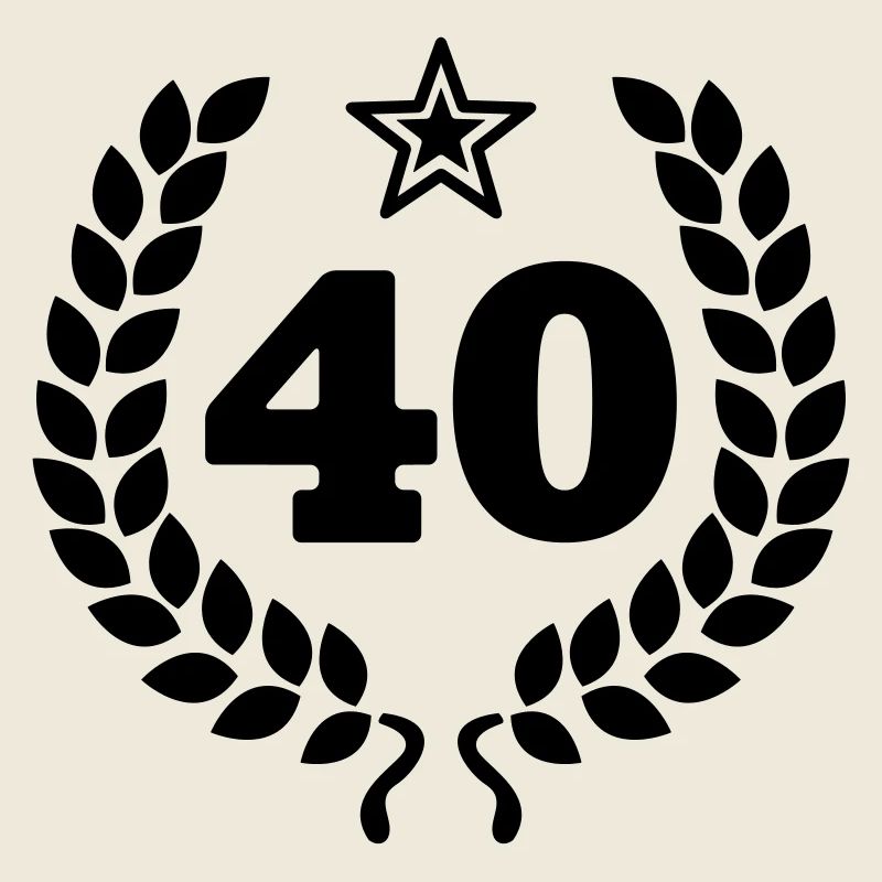 40 - Vierzig - Birthday - runder Geburtstag