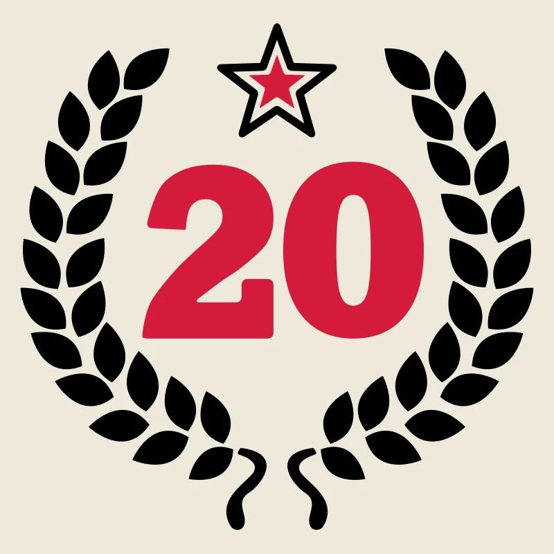 20 - Zwanzig - Birthday - runder Geburtstag
