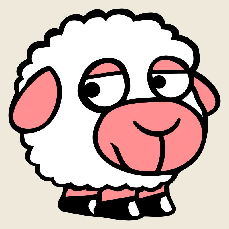 Schaf Traurig Schüchtern Introvertiert Unglücklich