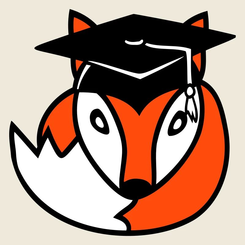 Fuchs Abitur Schulabschluss Zeugnisse College Hut
