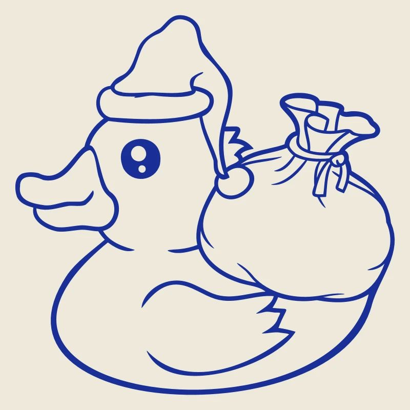 Chapeau de sac de canard Père Noël Noël Avent