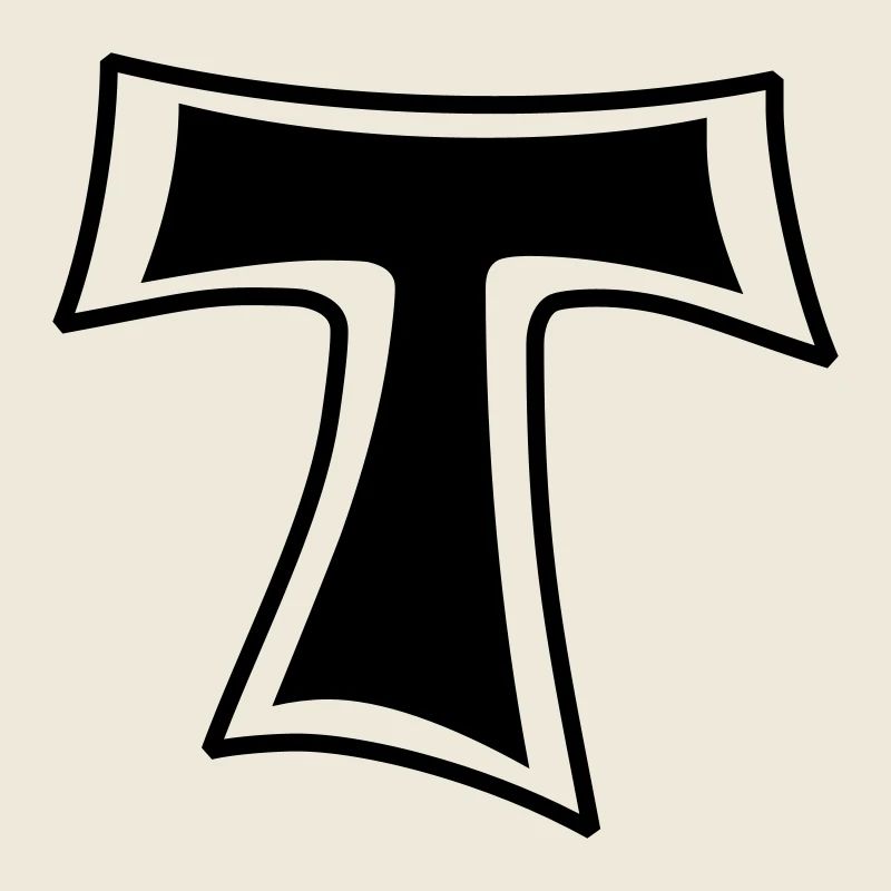 Tau symbol monochrome