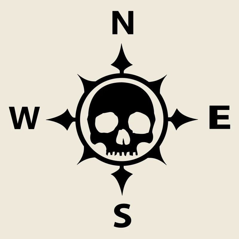 Skull Kompass Schädel