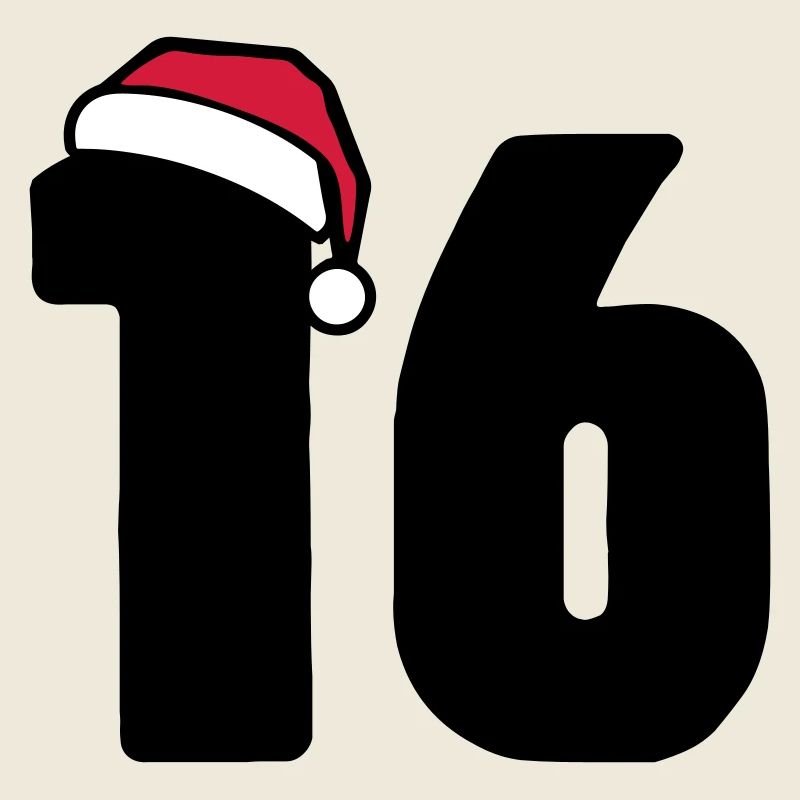 16 Zahl Weihnachten
