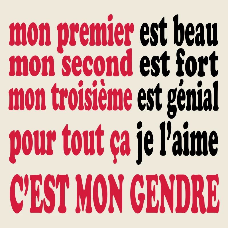 Mon gendre est beau