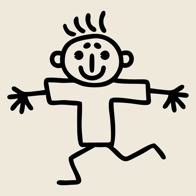 Strichmännchen Läufer