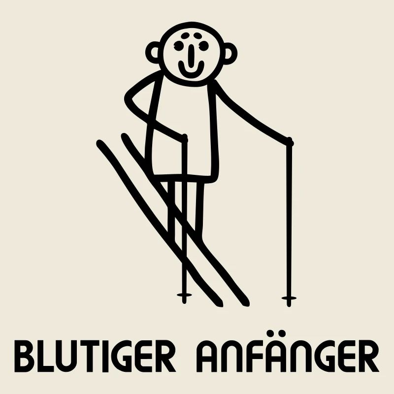Skifahrer Anfänger