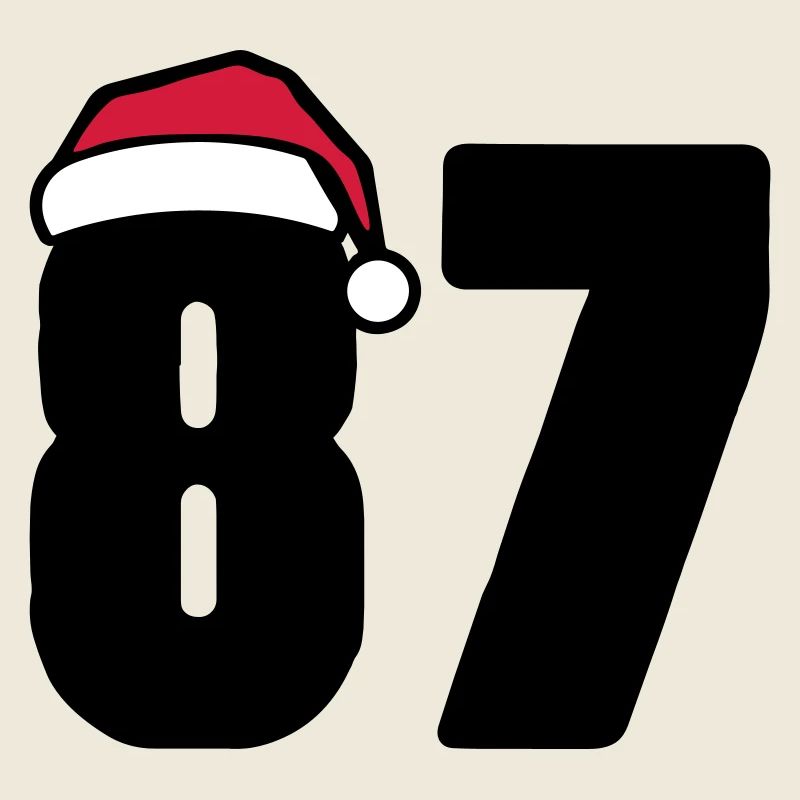 87 Zahl Weihnachten