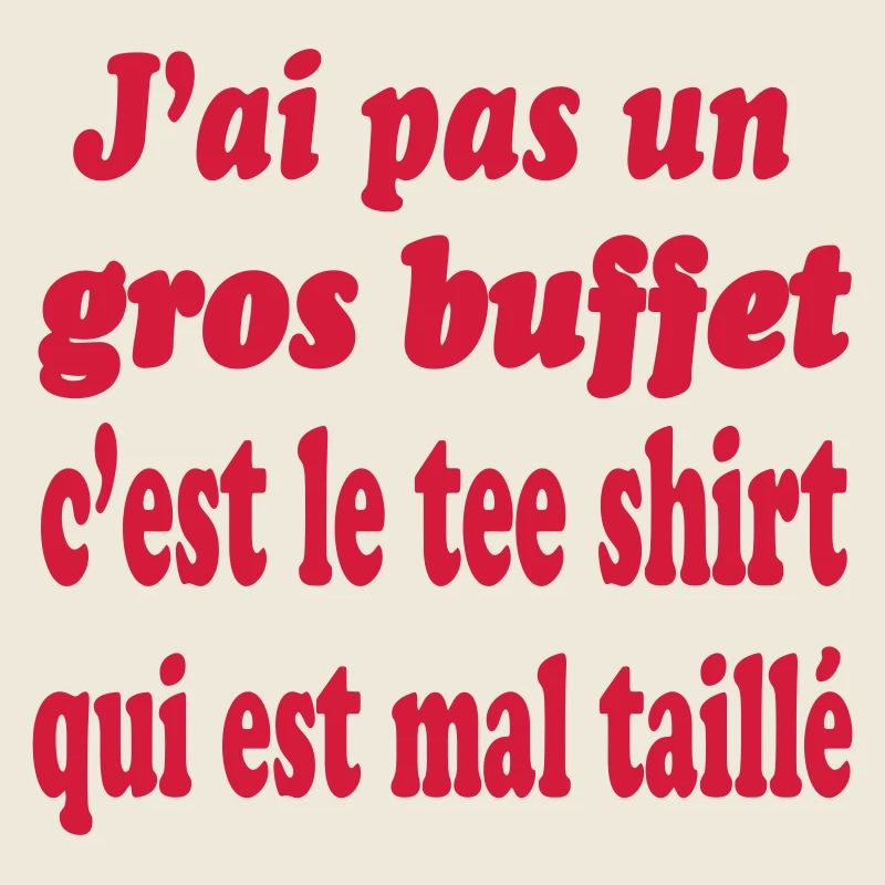 Gros bide tee shirt mal taillé