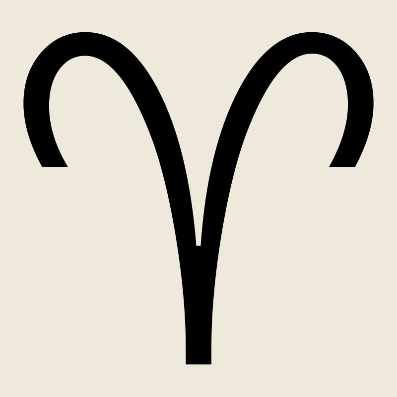 Widder Sternzeichen Kalender Symbol