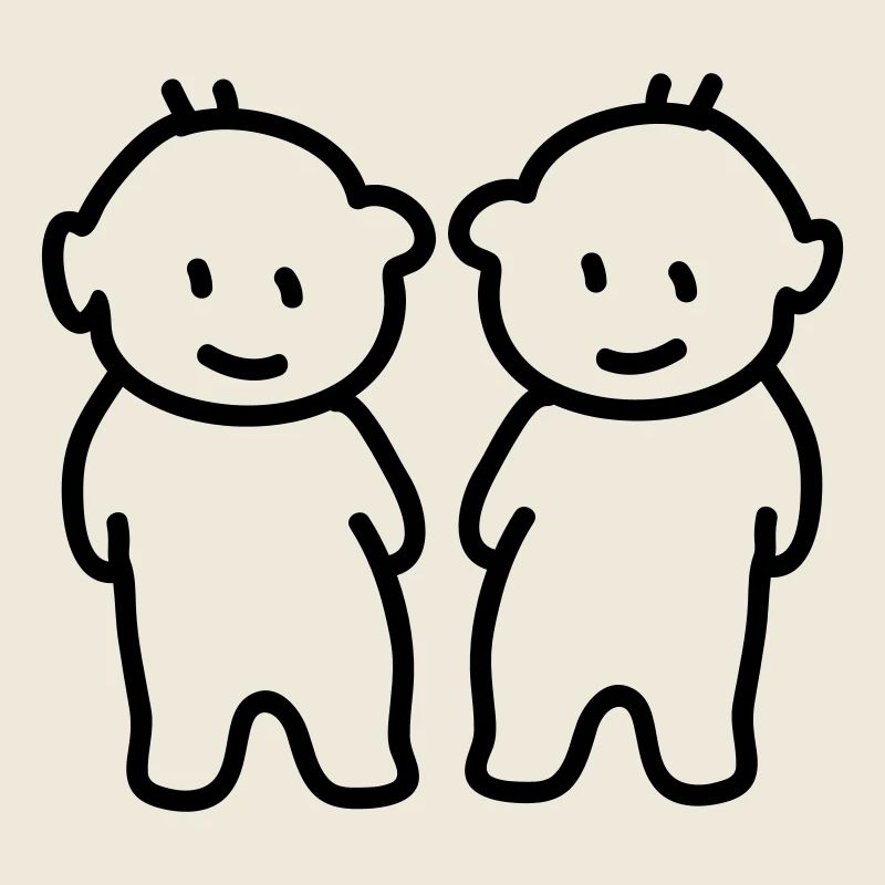 Zwillinge - Twins - Line