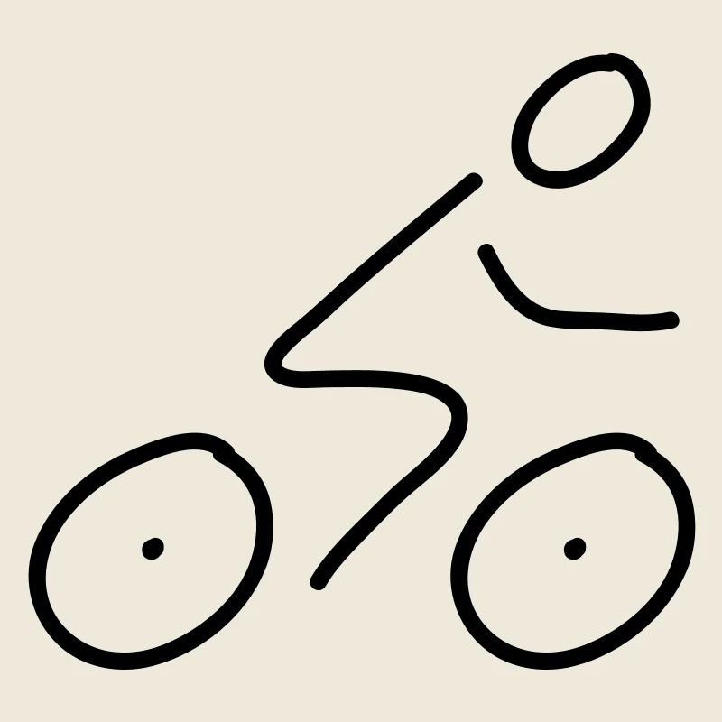 fahrradfahren - line