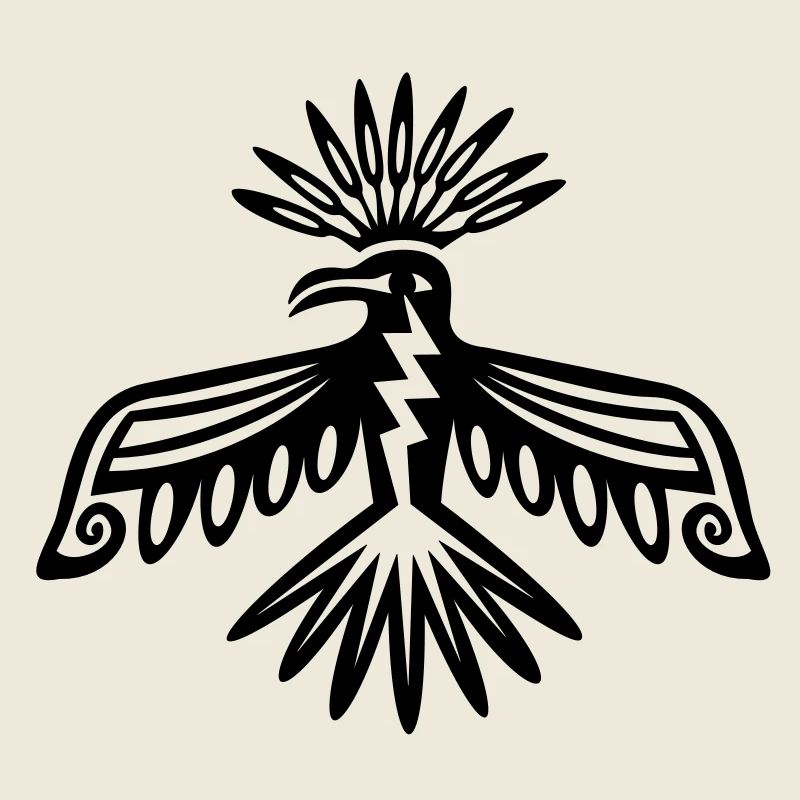 Donnervogel, 23 Farben, Thunderbird, Indianer