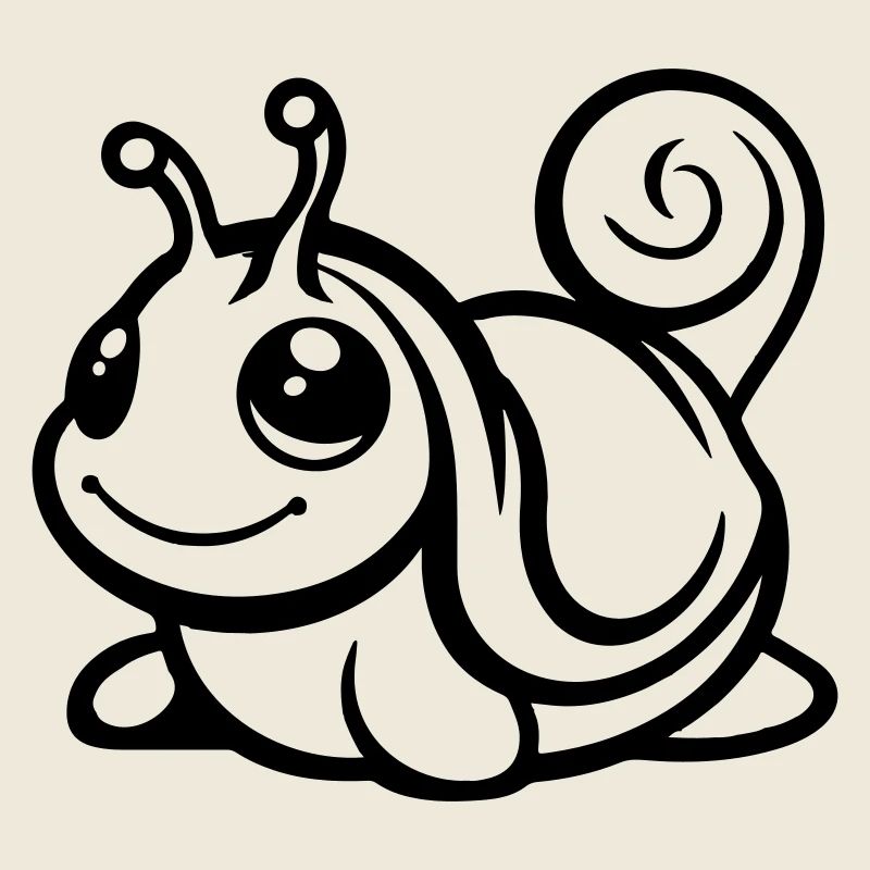 Bande dessinée d’escargot