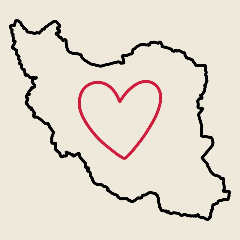 Iran Persien Liebe Herz