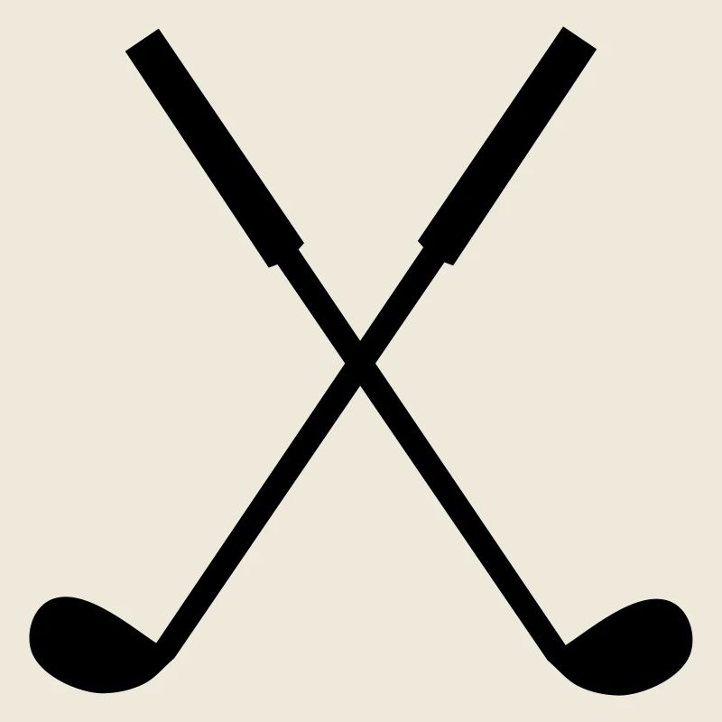 Golfschläger in schwarz