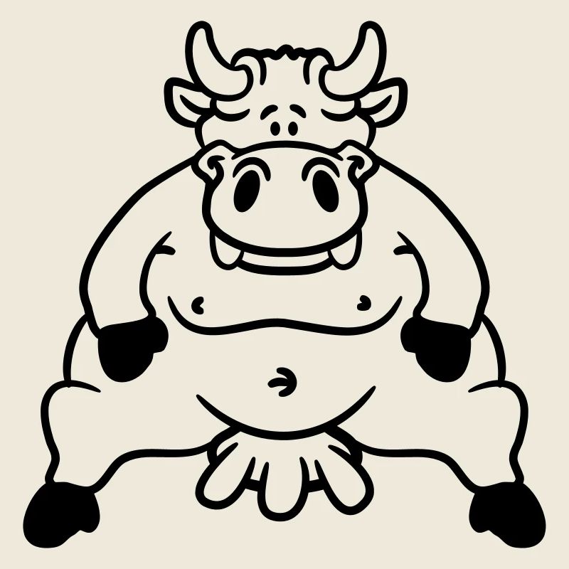 Grosse mamelle de vache grasse séance