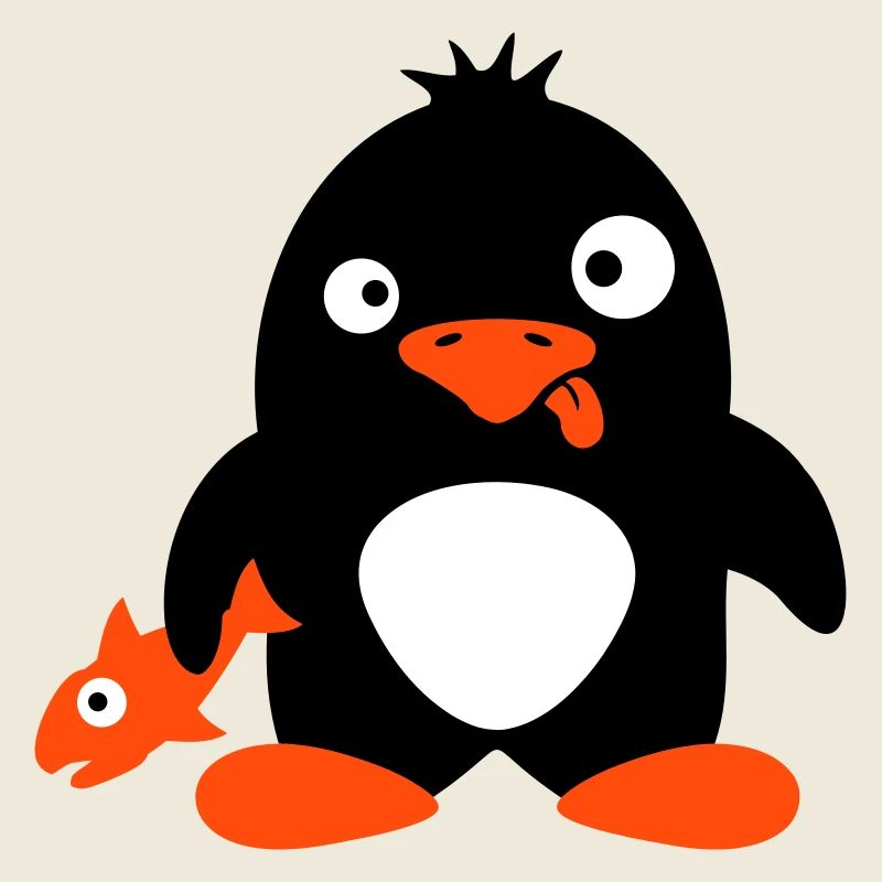 Funny Penguin Fish Caught Crazy Stupid Doofy