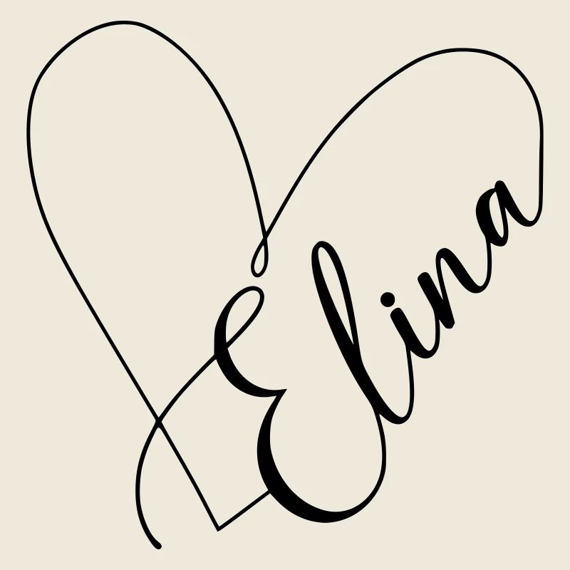 Elina Name Heart Line