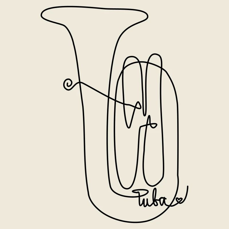one line tuba