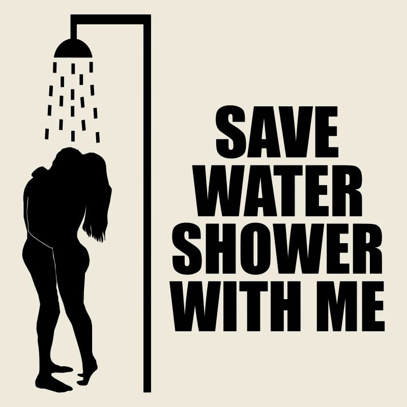 Save water shower with me