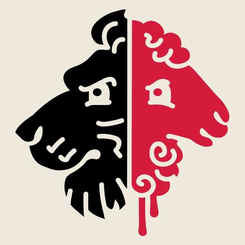 Loewe und Lamm, Lion and Lamb