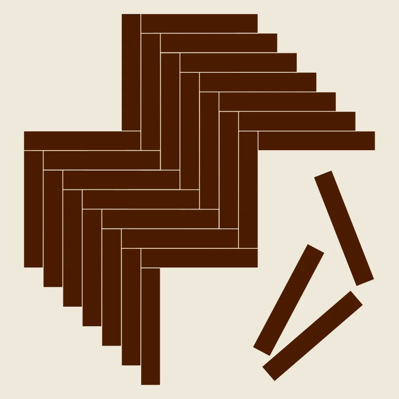 à chevrons parquet