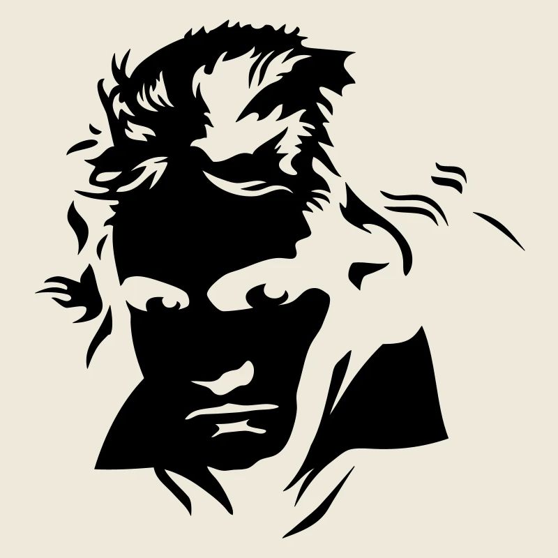 compositeur musique classique visage de beethoven