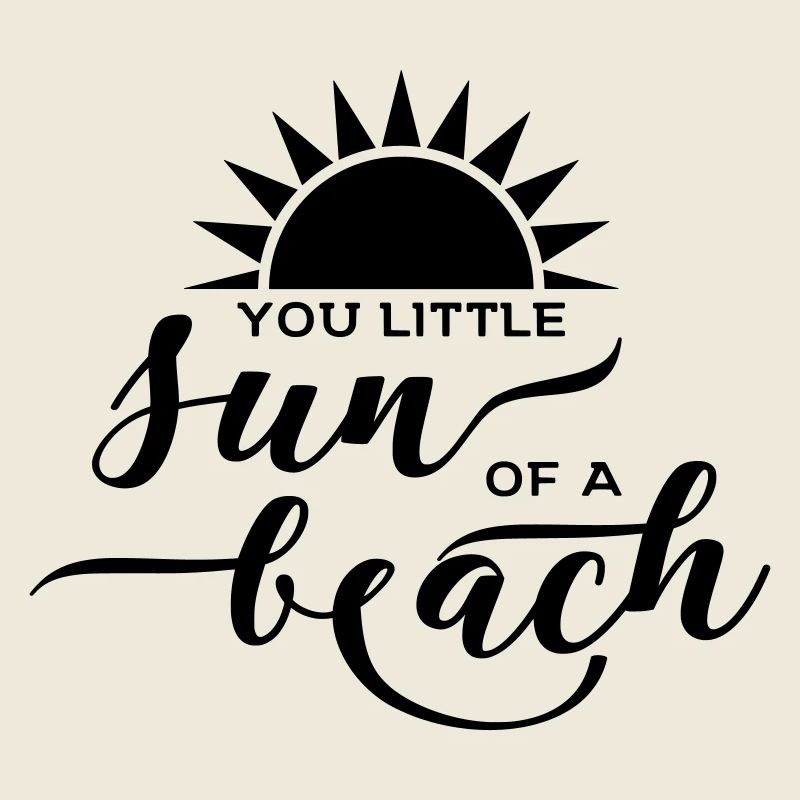 Été, soleil, plage et mer - Vous Little Sun de