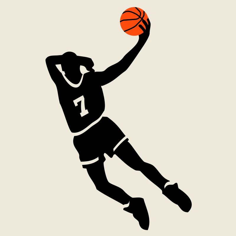 Basketball slam dunk