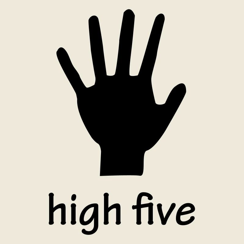 high five