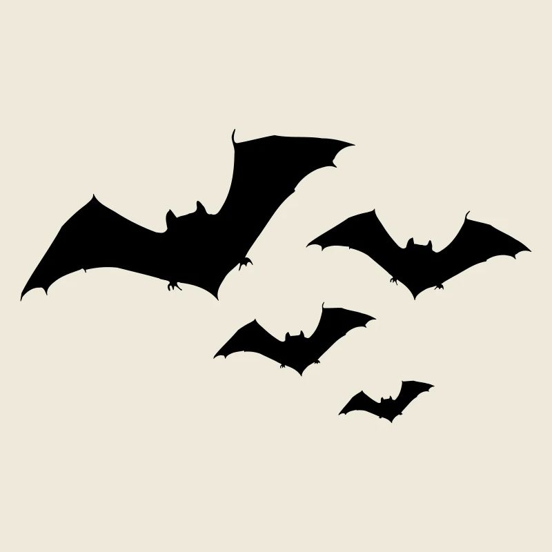 Halloween Bat Swarm 1c