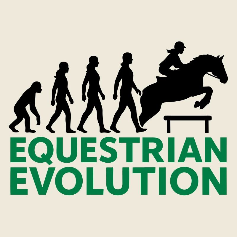 Equestrian Evolution Reiterin Geschenk Cool