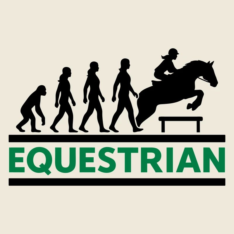 Equestrian Evolution Reiterin Geschenk Cool