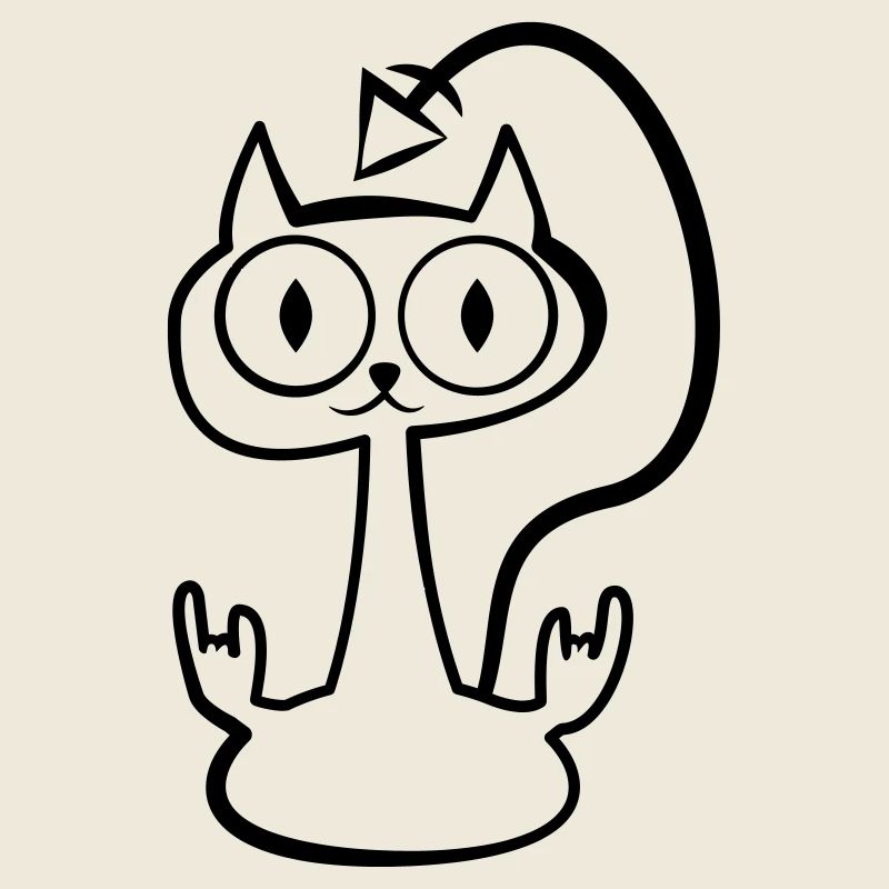 Heay metal cat