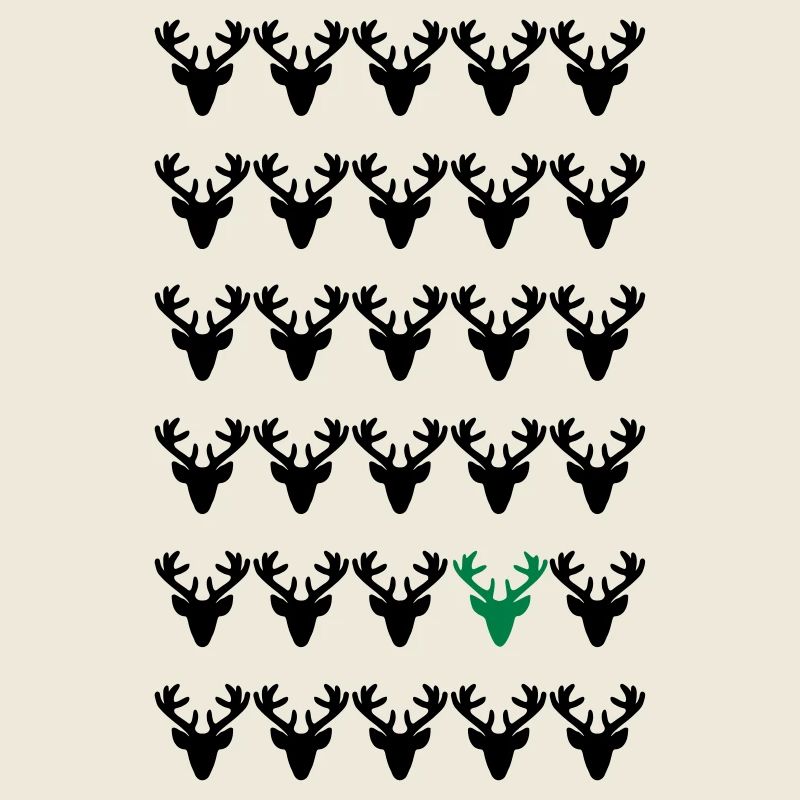 be different - Traditional Christmas motif deer